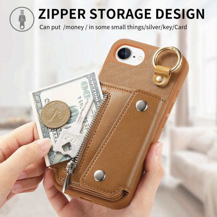 For iPhone 17e / 16e Dream Wallet D Buckle Leather Back Cover Phone Case