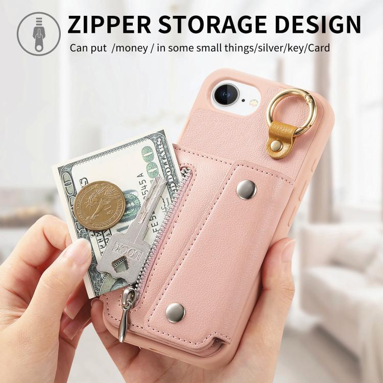 For iPhone 17e / 16e Dream Wallet D Buckle Leather Back Cover Phone Case