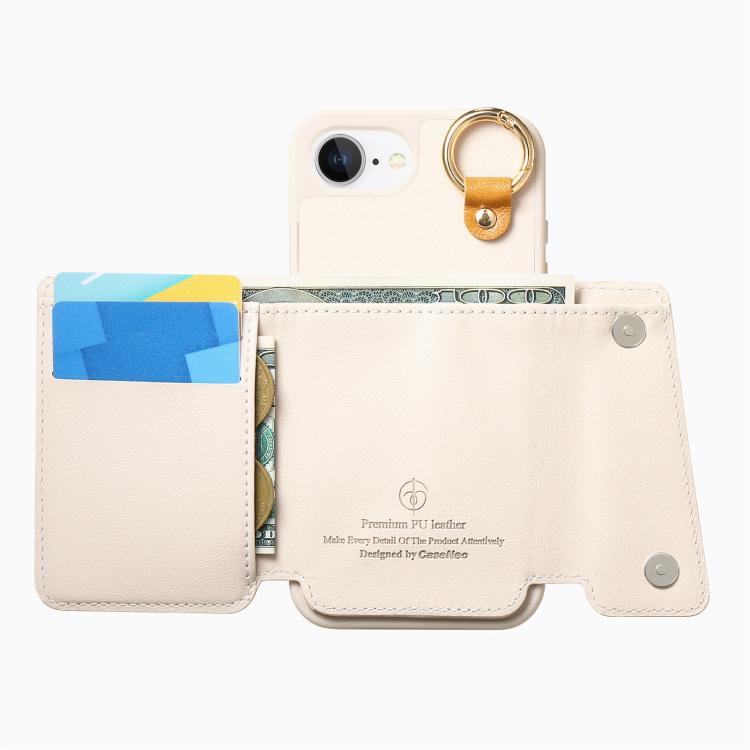 For iPhone 17e / 16e Dream Wallet D Buckle Leather Back Cover Phone Case