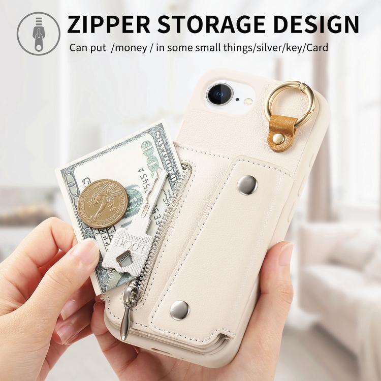 For iPhone 17e / 16e Dream Wallet D Buckle Leather Back Cover Phone Case