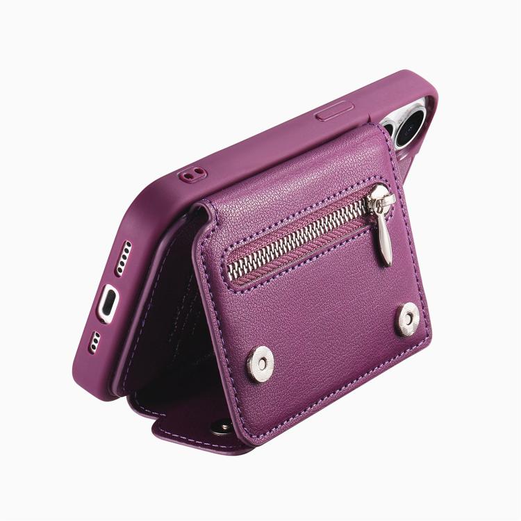 For iPhone 17e / 16e Dream Wallet D Buckle Leather Back Cover Phone Case
