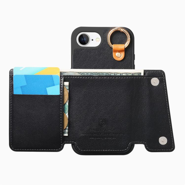 For iPhone 17e / 16e Dream Wallet D Buckle Leather Back Cover Phone Case