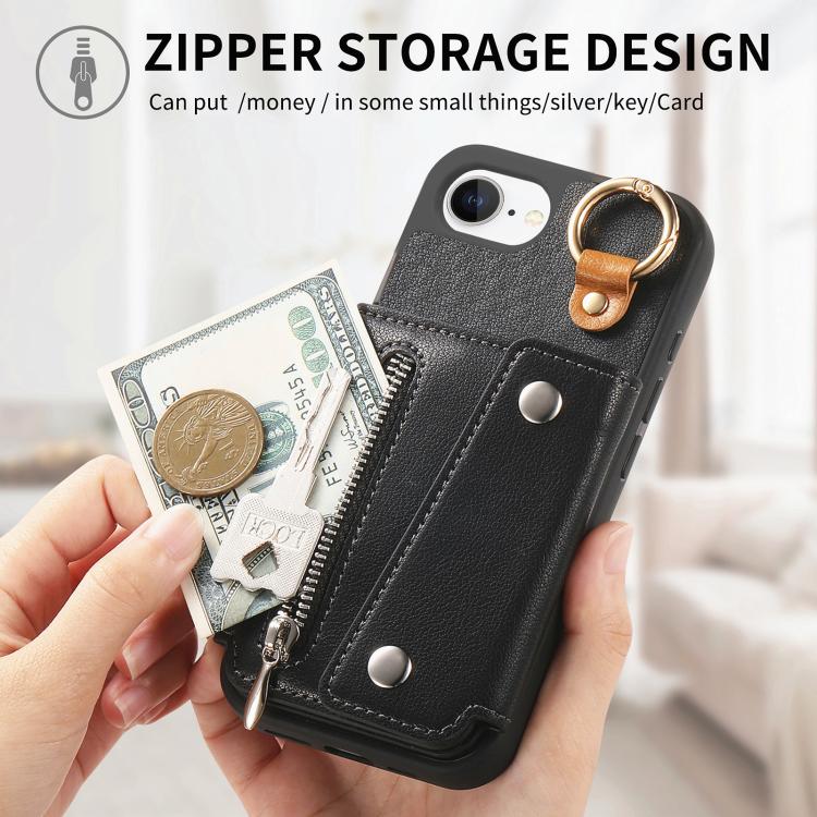 For iPhone 17e / 16e Dream Wallet D Buckle Leather Back Cover Phone Case