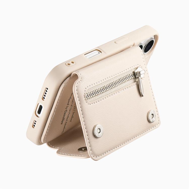 For iPhone 16 Dream Wallet D Buckle Leather Back Cover Phone Case