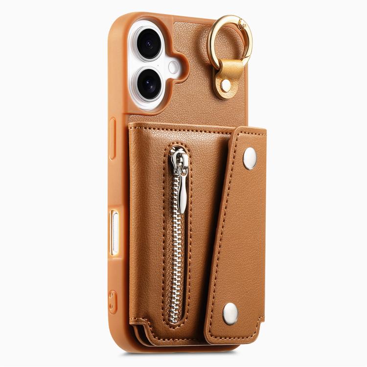 For iPhone 16 Plus Dream Wallet D Buckle Leather Back Cover Phone Case