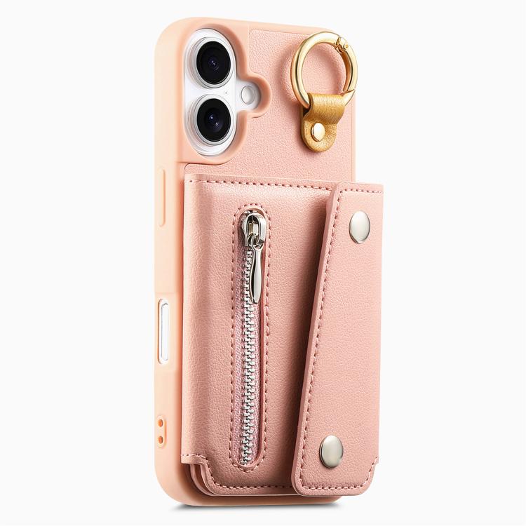 For iPhone 16 Plus Dream Wallet D Buckle Leather Back Cover Phone Case