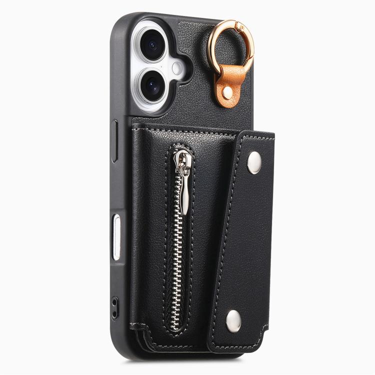 For iPhone 16 Plus Dream Wallet D Buckle Leather Back Cover Phone Case