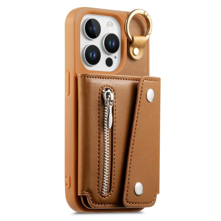 For iPhone 16 Pro Dream Wallet D Buckle Leather Back Cover Phone Case
