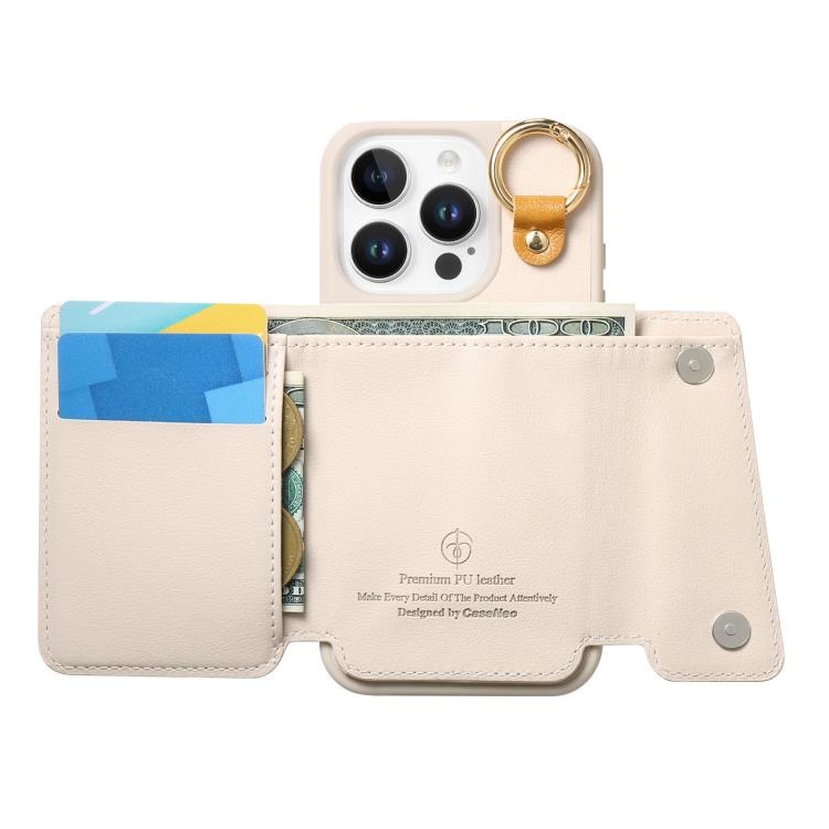 For iPhone 16 Pro Dream Wallet D Buckle Leather Back Cover Phone Case