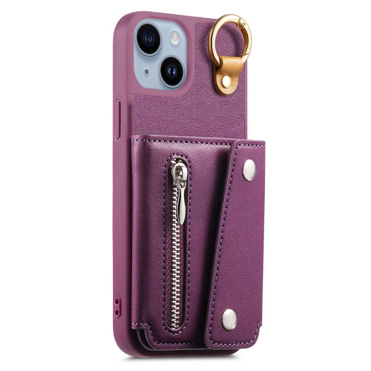 For iPhone 15 Plus Dream Wallet D Buckle Leather Back Cover Phone Case