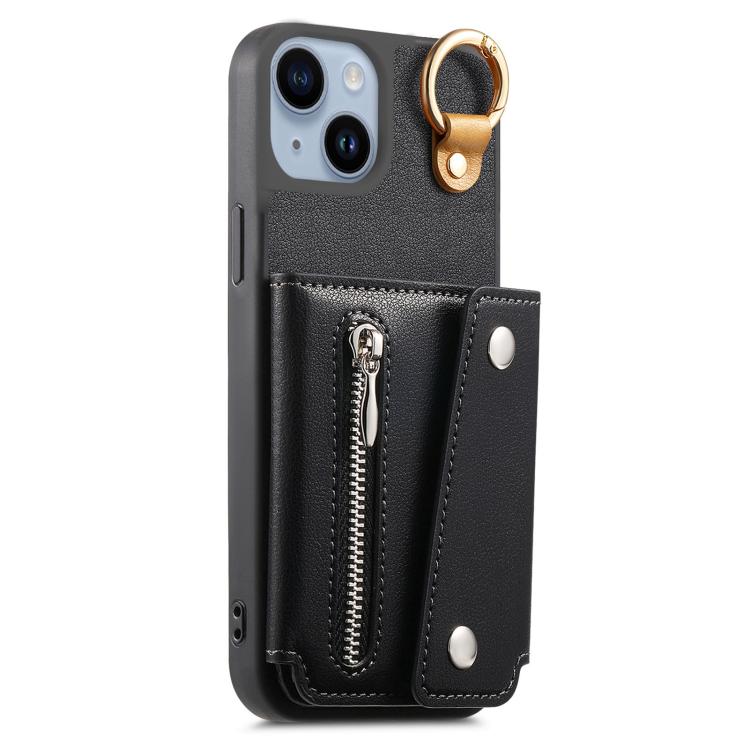 For iPhone 15 Plus Dream Wallet D Buckle Leather Back Cover Phone Case