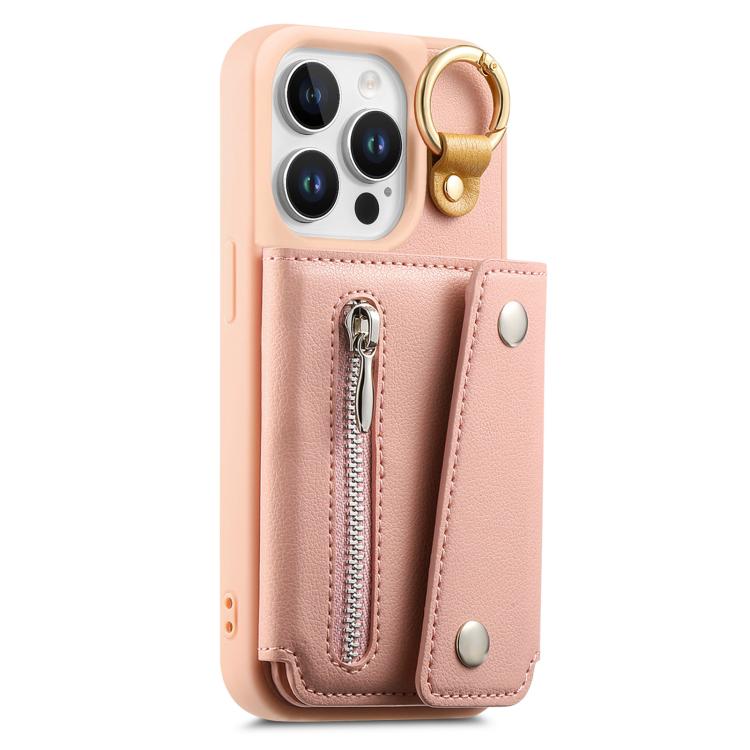 For iPhone 15 Pro Max Dream Wallet D Buckle Leather Back Cover Phone Case