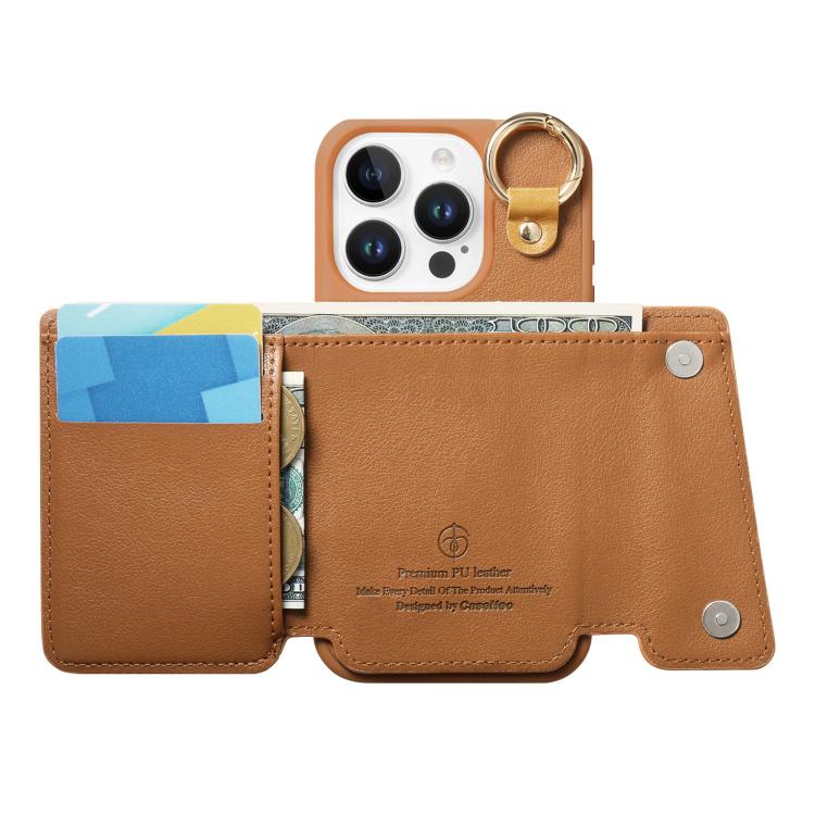 For iPhone 14 Dream Wallet D Buckle Leather Back Cover Phone Case