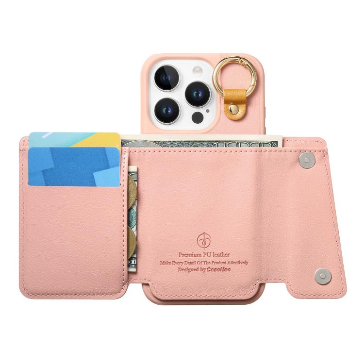 For iPhone 14 Dream Wallet D Buckle Leather Back Cover Phone Case