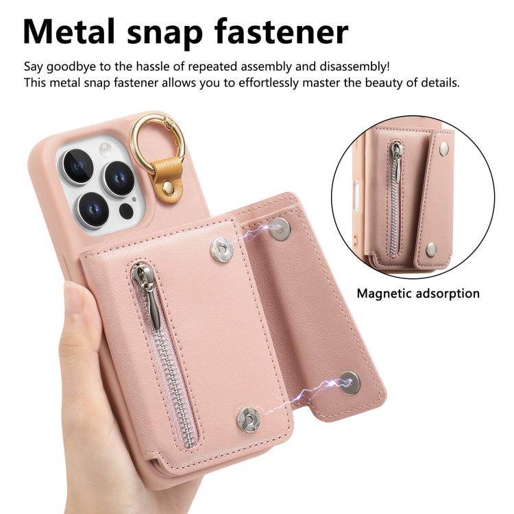 For iPhone 14 Dream Wallet D Buckle Leather Back Cover Phone Case
