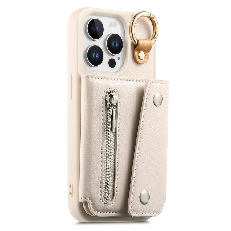 For iPhone 14 Dream Wallet D Buckle Leather Back Cover Phone Case