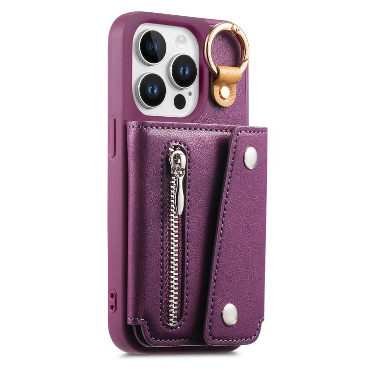 For iPhone 14 Pro Dream Wallet D Buckle Leather Back Cover Phone Case