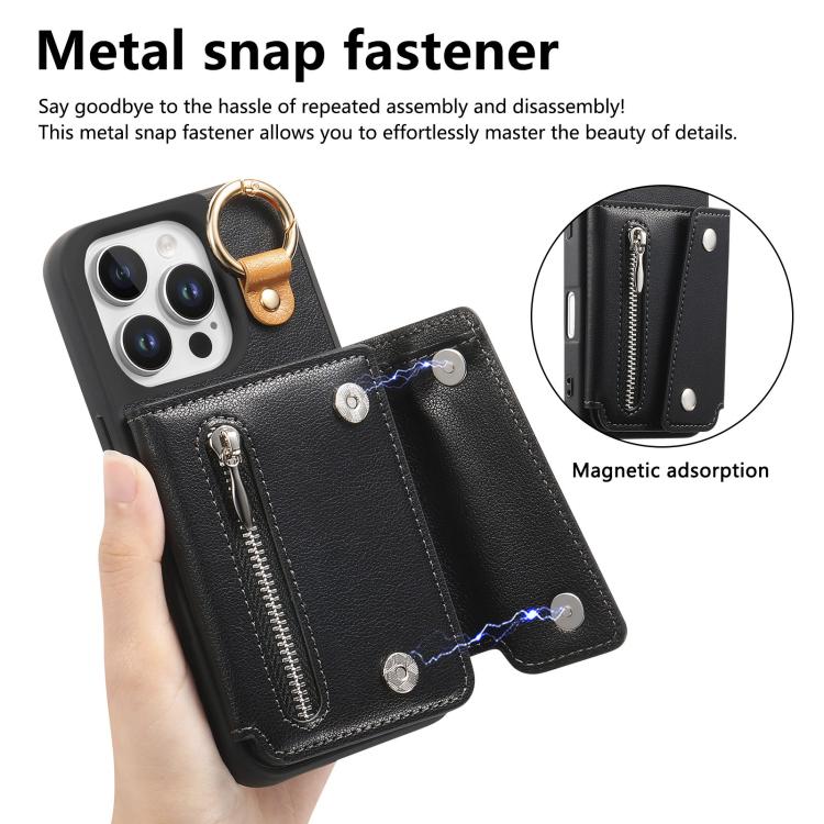 For iPhone 14 Pro Max Dream Wallet D Buckle Leather Back Cover Phone Case