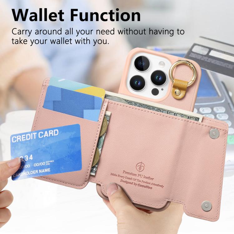 For iPhone 13 Pro Max Dream Wallet D Buckle Leather Back Cover Phone Case