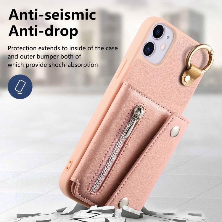 For iPhone 12 / 12 Pro Dream Wallet D Buckle Leather Back Cover Phone Case