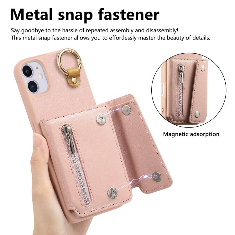 For iPhone 12 / 12 Pro Dream Wallet D Buckle Leather Back Cover Phone Case