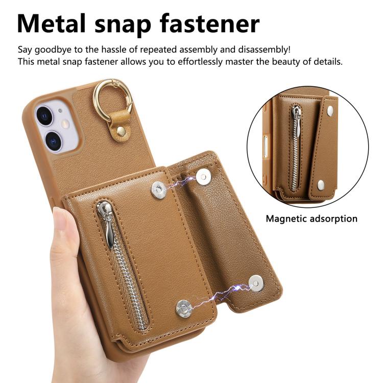 For iPhone 11 Dream Wallet D Buckle Leather Back Cover Phone Case