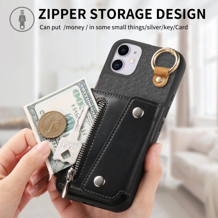 For iPhone 11 Dream Wallet D Buckle Leather Back Cover Phone Case
