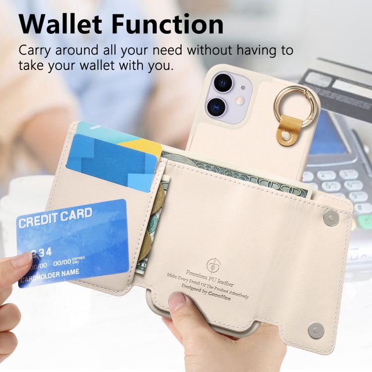 For iPhone 11 Pro Dream Wallet D Buckle Leather Back Cover Phone Case