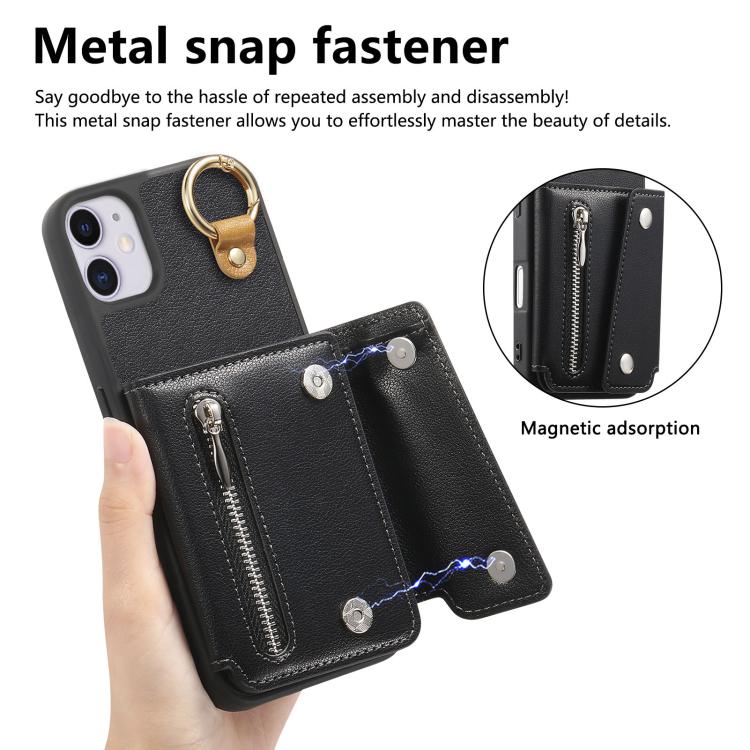 For iPhone 11 Pro Dream Wallet D Buckle Leather Back Cover Phone Case