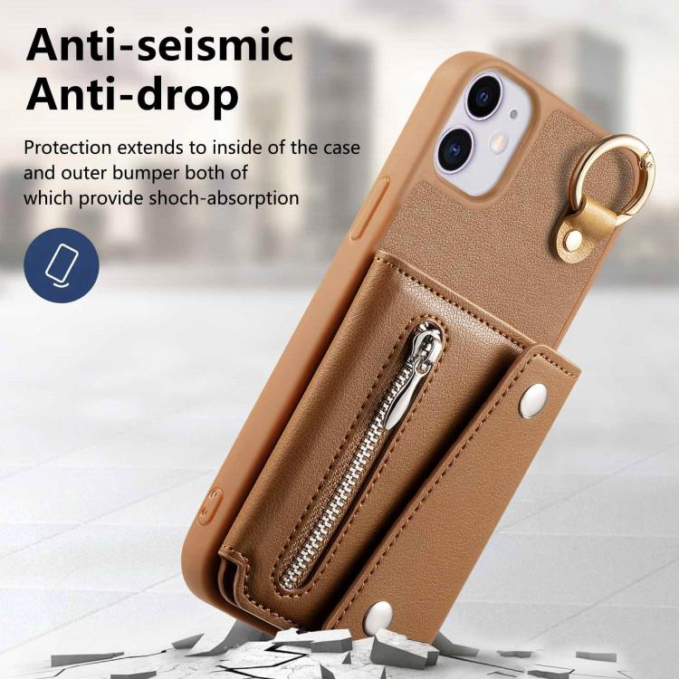 For iPhone 11 Pro Max Dream Wallet D Buckle Leather Back Cover Phone Case