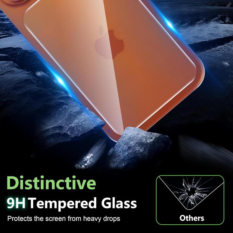 For iPhone 17 Pro Kalebol Tempered Glass Scratch-resistant HD Clear Back Protector Film