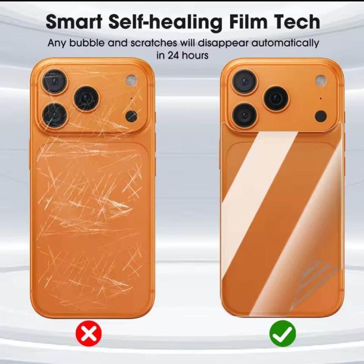 For iPhone 17 Pro Max Kalebol Scratch-resistant HD Clear Hydrogel Back Protector Film