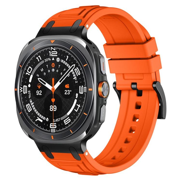 For Samsung Galaxy Watch Ultra / Ultra 2025 Triple-Layer Armour Silicone Watch Band