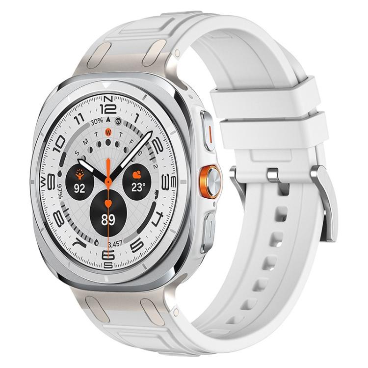 For Samsung Galaxy Watch Ultra / Ultra 2025 Triple-Layer Armour Silicone Watch Band