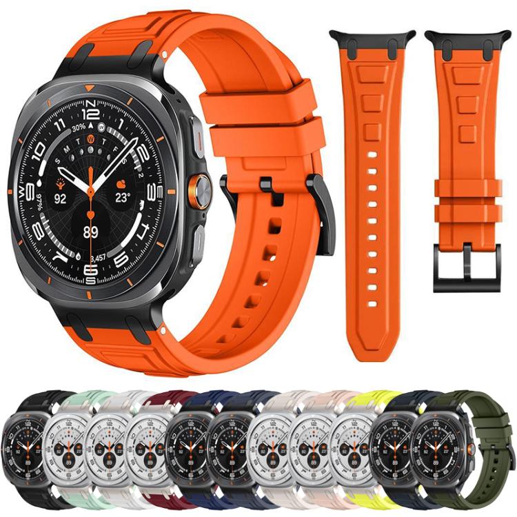 For Samsung Galaxy Watch Ultra / Ultra 2025 Triple-Layer Armour Silicone Watch Band