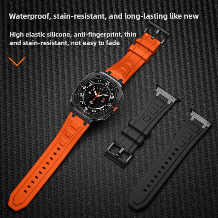 For Samsung Galaxy Watch Ultra / Ultra 2025 Triple-Layer Armour Silicone Watch Band