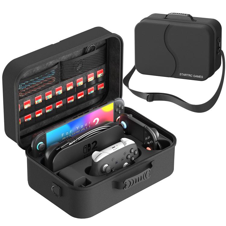 For Nintendo Switch 2 Game Controllers Multi-Functional Handheld Hard-Shell Crossbody Bag