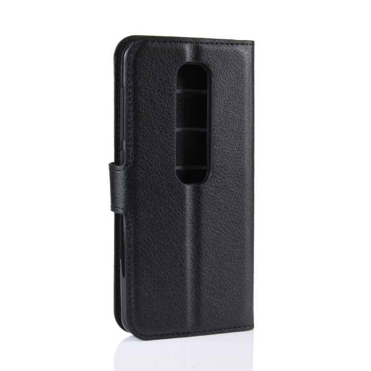 Litchi Texture Horizontal Flip Leather Case for Vodafone Smart N10 / VFD 630, with Wallet & Holder & Card Slots