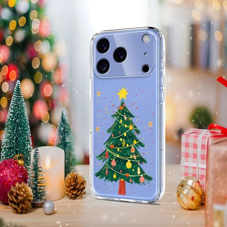 For iPhone 17 Pro Max Christmas-themed Printed TPU Phone Case