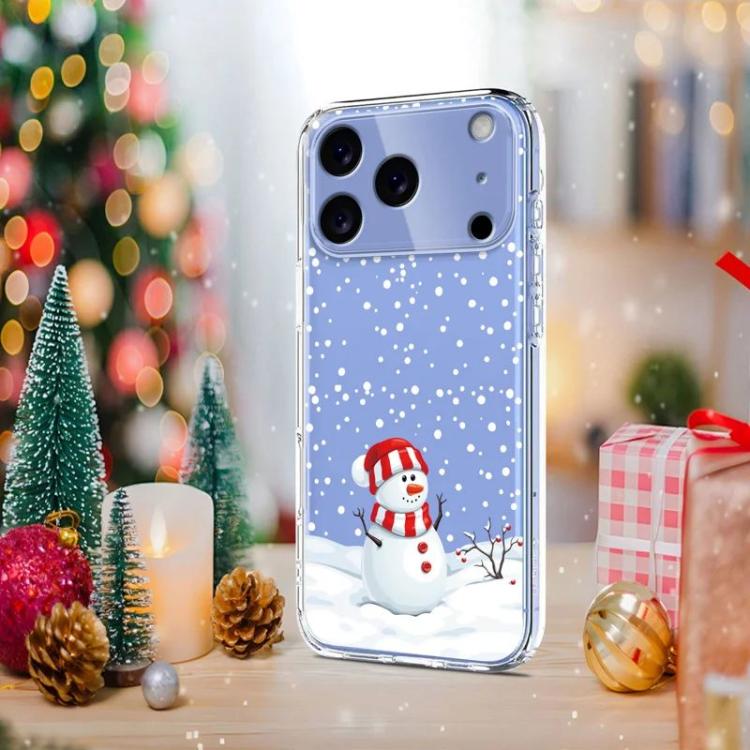 For iPhone 17 Pro Max Christmas-themed Printed TPU Phone Case
