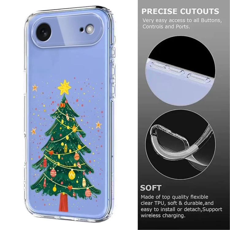 For iPhone Air Christmas-themed Printed TPU Phone Case