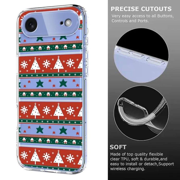 For iPhone Air Christmas-themed Printed TPU Phone Case