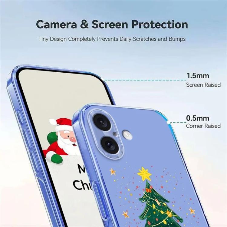 For iPhone 17 Christmas-themed Printed TPU Phone Case