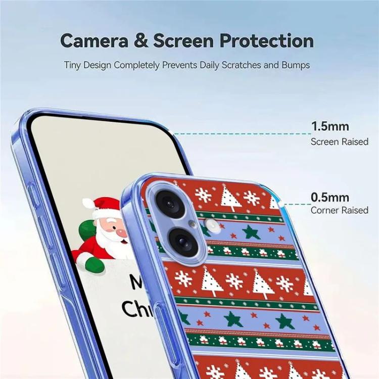 For iPhone 17 Christmas-themed Printed TPU Phone Case