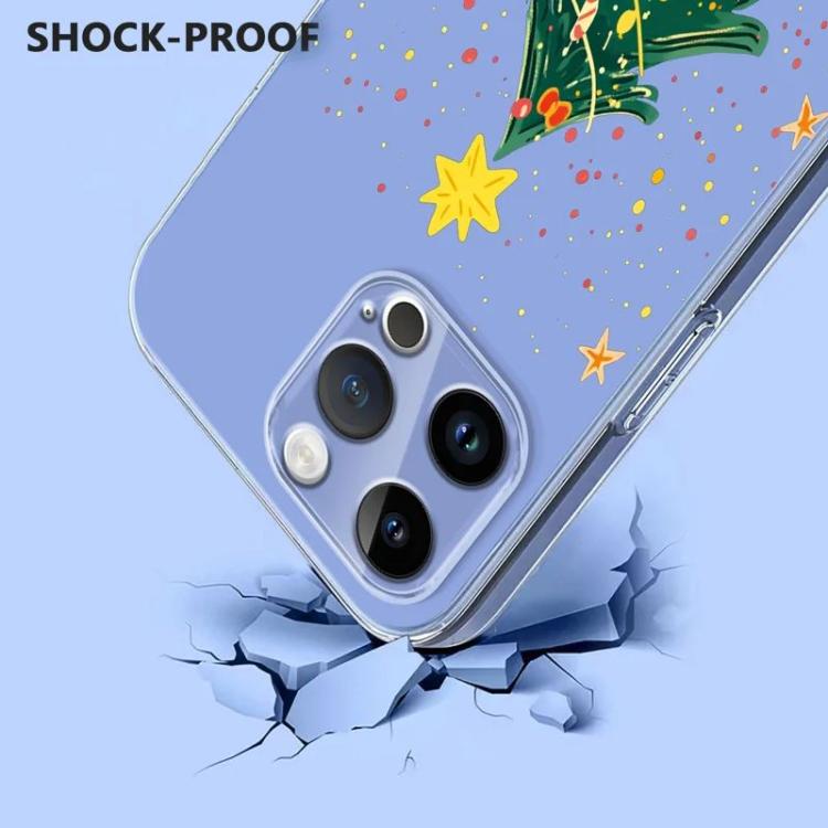 For iPhone 16 Pro Max Christmas-themed Printed TPU Phone Case