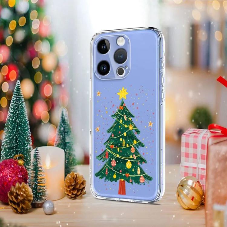 For iPhone 16 Pro Max Christmas-themed Printed TPU Phone Case