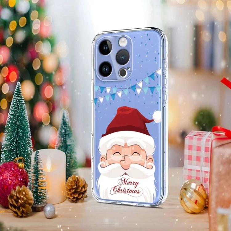 For iPhone 16 Pro Max Christmas-themed Printed TPU Phone Case