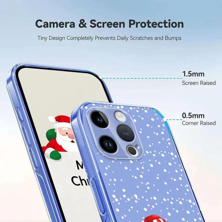 For iPhone 16 Pro Max Christmas-themed Printed TPU Phone Case
