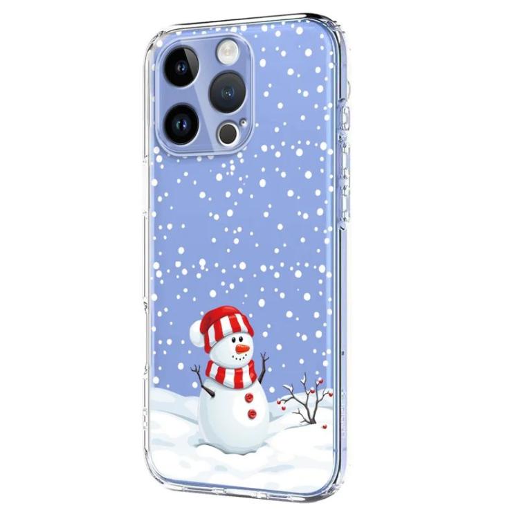 For iPhone 16 Pro Christmas-themed Printed TPU Phone Case