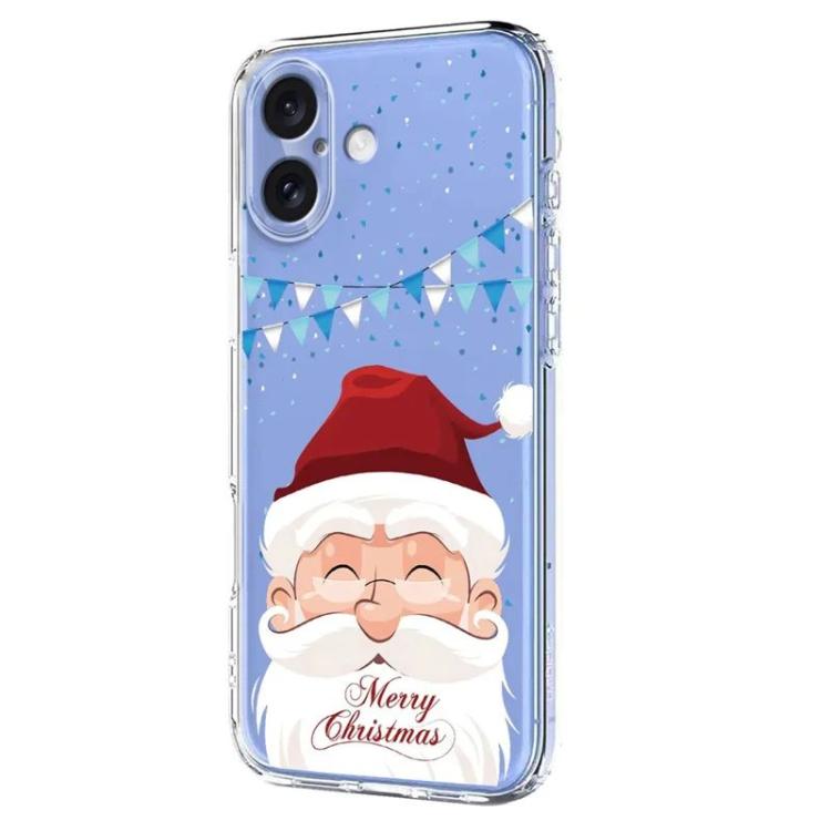 For iPhone 16 Christmas-themed Printed TPU Phone Case